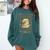 It's Not Hoarding If It's Books Book Lover Graphic Comfort Colors Sweatshirt Chalky Mint