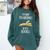 It's Not Hoarding If It's Books Premium Tri-Blend Comfort Colors Sweatshirt Chalky Mint