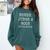 Never Judge a Book By Its Movie Comfort Colors Sweatshirt Chalky Mint