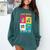 Just Built Different I'M From The 1900S Retro Comfort Colors Sweatshirt Chalky Mint