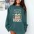 Just a Girl Who Loves Books Cute Book Lover Bookworm Comfort Colors Sweatshirt Chalky Mint