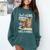 Just a Girl Who Loves Cats And Books Comfort Colors Sweatshirt Chalky Mint