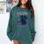 Just a Girl Who Loves Dragons And Books Fantasy Comfort Colors Sweatshirt Chalky Mint