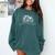 Just One More Chapter Dog German Shepherd Book Lover Comfort Colors Sweatshirt Chalky Mint