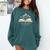 Just One More Chapter Floral Book Wildflower Aesthetic Art Comfort Colors Sweatshirt Chalky Mint