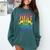 JUST ONE MORE CHAPTER Fun Reading Book Lover Comfort Colors Sweatshirt Chalky Mint
