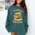 Just One More Chapter Sloth Sleeping On Books Reading Comfort Colors Sweatshirt Chalky Mint