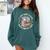 I Just Want To Read Books And Pet Cats Cat And Book Comfort Colors Sweatshirt Chalky Mint