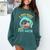 I Just Want To Read Books And Pet Cats Cat Book Lovers Comfort Colors Sweatshirt Chalky Mint