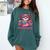 Kawaii Axolotl Readsolotl Book Lover Reading Bookworm Girls Comfort Colors Sweatshirt Chalky Mint