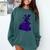 Kawaii Fairy Bookish Book Lover Library Read Comfort Colors Sweatshirt Chalky Mint