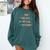 Kids The Littlest Book Club Member Book Lover Club Comfort Colors Sweatshirt Chalky Mint
