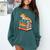 Leopard Gecko Book Lover Reading Comfort Colors Sweatshirt Chalky Mint