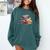 Let The Adventures Begin Book Lovers Magical Whimsical Art Comfort Colors Sweatshirt Chalky Mint