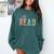 Let's Read Book Nerd Reading Book Lover Librarian Teacher Comfort Colors Sweatshirt Chalky Mint Let's Read Book Nerd Reading Book Lover Librarian Teacher Comfort Colors Sweatshirt Chalky Mint