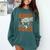 Library Halloween Book Lover Ghost With Books Comfort Colors Sweatshirt Chalky Mint