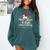 Most Likely To Read A Book On Christmas Family Matching Comfort Colors Sweatshirt Chalky Mint