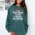 Most Likely To Read A Book On Christmas Matching Family Xmas Comfort Colors Sweatshirt Chalky Mint