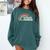 Take A Look It's In A Book Retro Reading Book Lover Comfort Colors Sweatshirt Chalky Mint