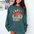 I Love 70's Music Retro Style Nostalgia Cassette 1970s Party Comfort Colors Sweatshirt Chalky Mint