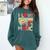 I Love 90's Music Retro Style Nostalgia Cassette 1990s Party Premium Tri-Blend Comfort Colors Sweatshirt Chalky Mint