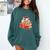 Love Book Coffee Heart Coquette Bow Valentines Day Comfort Colors Sweatshirt Chalky Mint