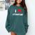 I Love Literature Heart Books Writing Reading Read Write Comfort Colors Sweatshirt Chalky Mint