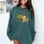 Mardi Gras Book Lover Reading Reader Men Women Kids Comfort Colors Sweatshirt Chalky Mint