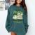 Matcha Green Tea Latte Drink Matcha Read Books Be Happy Comfort Colors Sweatshirt Chalky Mint