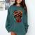Melanin Girl Afro Book Lover Librarian Teacher Student Comfort Colors Sweatshirt Chalky Mint