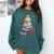 Merry Bookmas Book Christmas Tree Lights Xmas Men Women Kids Comfort Colors Sweatshirt Chalky Mint Merry Bookmas Book Christmas Tree Lights Xmas Men Women Kids Comfort Colors Sweatshirt Chalky Mint