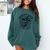 Midnight Salem Book Club Witchy Reads Comfort Colors Sweatshirt Chalky Mint