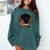 Moon Book Bookshelf Library Coffee Cup Star Stars Pattern Comfort Colors Sweatshirt Chalky Mint