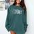 Morally Gray Shirt Cute Romance Novel Reader Smut Book Premium Comfort Colors Sweatshirt Chalky Mint
