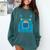 Mouse Halloween Costume Book Cookie Teacher Student Comfort Colors Sweatshirt Chalky Mint