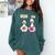 How Many Nights Reading Goose Book Lover Reader Comfort Colors Sweatshirt Chalky Mint