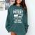 Nostalgic Wagon Jest Please Be Patient I'm From The 1900s Comfort Colors Sweatshirt Chalky Mint