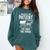 Nostalgic Wagon Jest Please Be Patient I'm From The 1900s Premium Comfort Colors Sweatshirt Chalky Mint