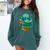 Octopus Reading Book Reading Bookworm Reader Comfort Colors Sweatshirt Chalky Mint