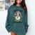 Oops I Got Another Book Cute Goose Librarian Reading Teacher Comfort Colors Sweatshirt Chalky Mint