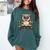 Owl Reading A Book Perched On A Branch Bookworm Comfort Colors Sweatshirt Chalky Mint
