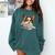 Papillon Books Reading Dog Breed Graphic For Men Women Kids Comfort Colors Sweatshirt Chalky Mint