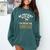 Be Patient I'm From The 1900s Comfort Colors Sweatshirt Chalky Mint
