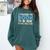 I Paused My Book To Be Here You'Re Welcome Reading Lover Comfort Colors Sweatshirt Chalky Mint
