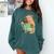 Pet Capybara Is Reading Library Capy Word Book Day Teacher Men Women Kids Comfort Colors Sweatshirt Chalky Mint