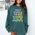 Pet Dogs Read Books Be Happy Dog Lover Comfort Colors Sweatshirt Chalky Mint
