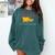 Please Be Patient I'm From The 1900s Millennial Humor Retro Comfort Colors Sweatshirt Chalky Mint
