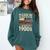 Please Be Patient With Me I'm From The 1900s Retro Humor Comfort Colors Sweatshirt Chalky Mint