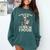 Please Be Patient With Me I'm From The 1900s Skeleton Comfort Colors Sweatshirt Chalky Mint
