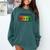 Powered By Books Bookworm Librarian Reading Comfort Colors Sweatshirt Chalky Mint